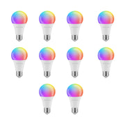 Pack 10 Focos Inteligentes Led Rocket House Rainbow Rgb Wifi - Rockethouse.com.mx